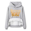 Long sleeved fleece thick hoodie