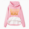 Long sleeved fleece thick hoodie